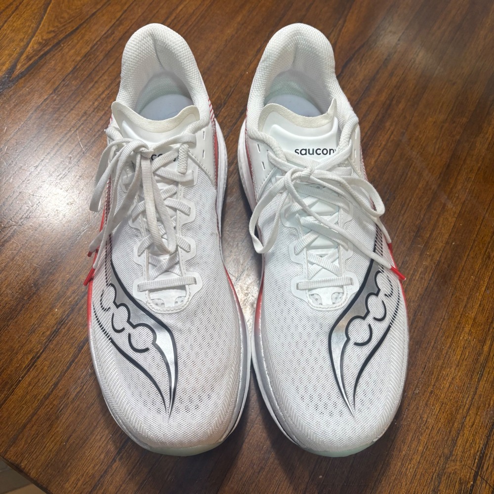 Saucony Endorphin Pro 3 Mens Running Shoes White Salsa S21070-105 Size 13